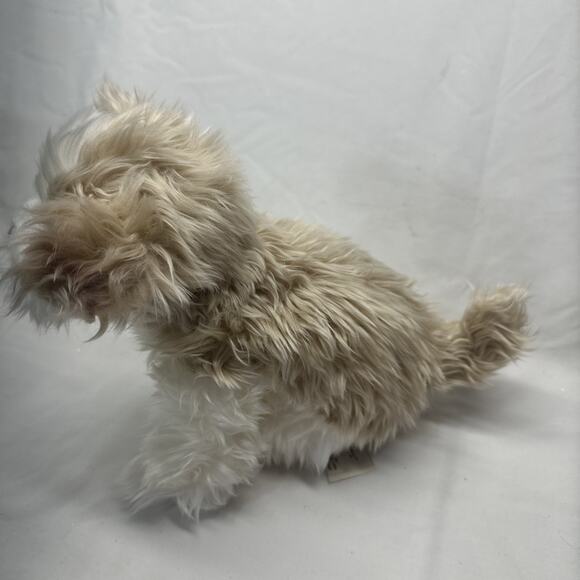 Demdaco Nat & Jules Brown White Dog Puppy 11" Plush Stuffed Baby Toy 2011 - Picture 3 of 10